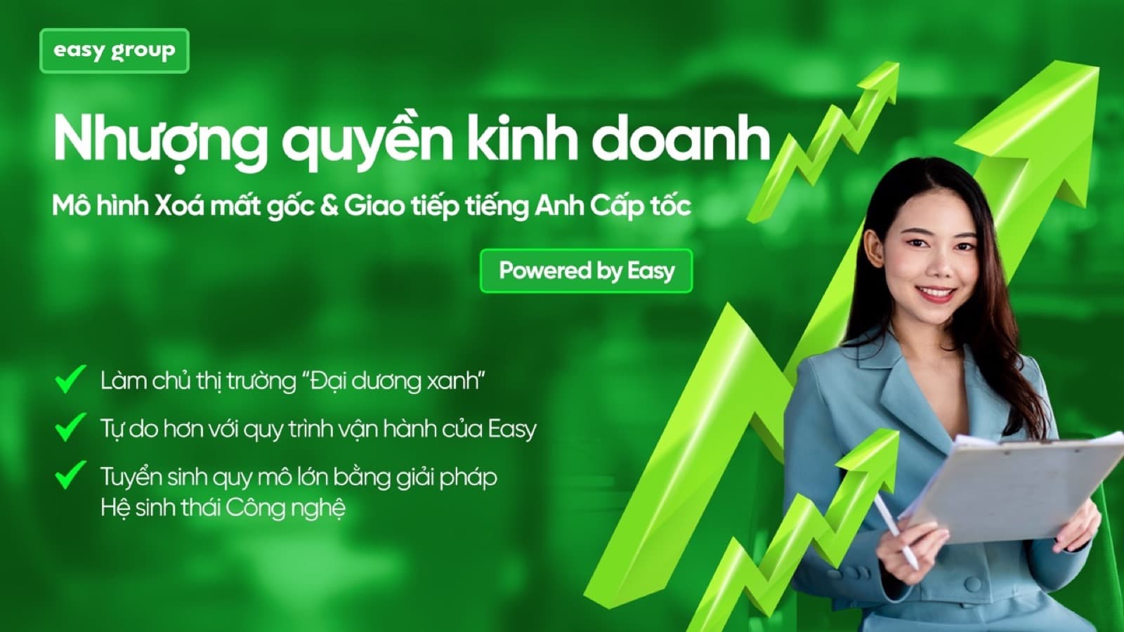 Easy Group chính thức mở Nhượng quyền mô hình Xoá mất gốc & Giao tiếp Cấp tốc
